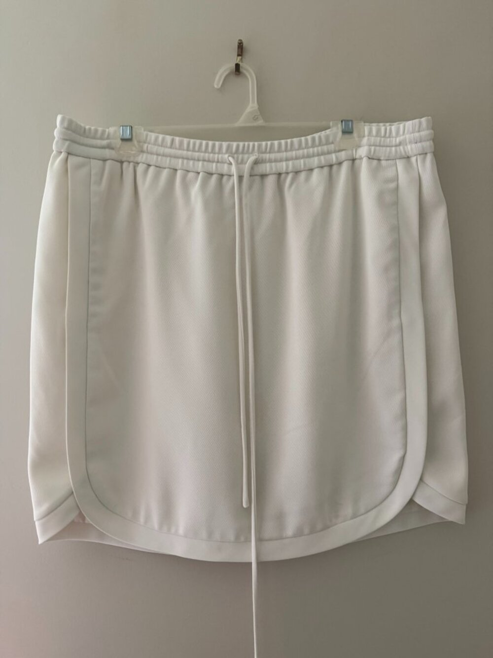 J.Crew White Wrap-Style Skirt